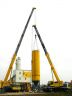 Aufstellen einer Betonmischanlage